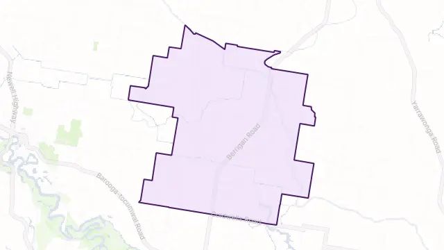 Lalalty Area Boundary Map