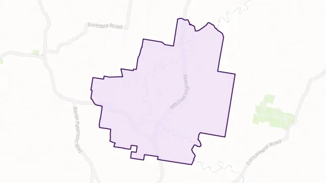 Larras Lee Area Boundary Map