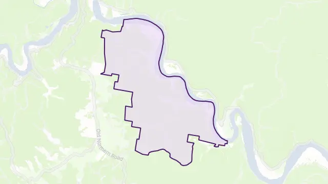 Laughtondale Area Boundary Map