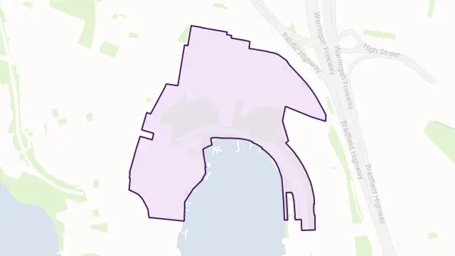 Lavender Bay Area Boundary Map