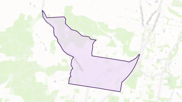 Lavington Area Boundary Map