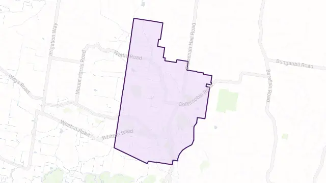 Leeton Area Boundary Map