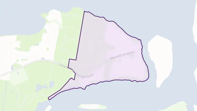 Lemon Tree Passage Area Boundary Map