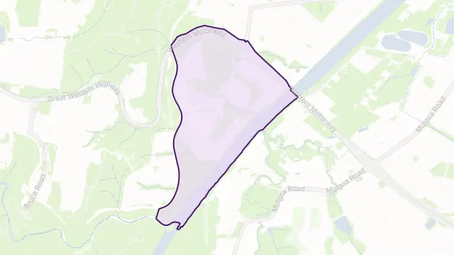 Leonay Area Boundary Map