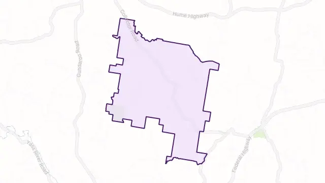 Lerida Area Boundary Map