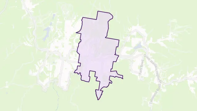 Leura Area Boundary Map