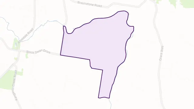 Levenstrath Area Boundary Map