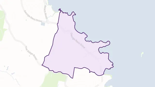 Lilli Pilli Area Boundary Map