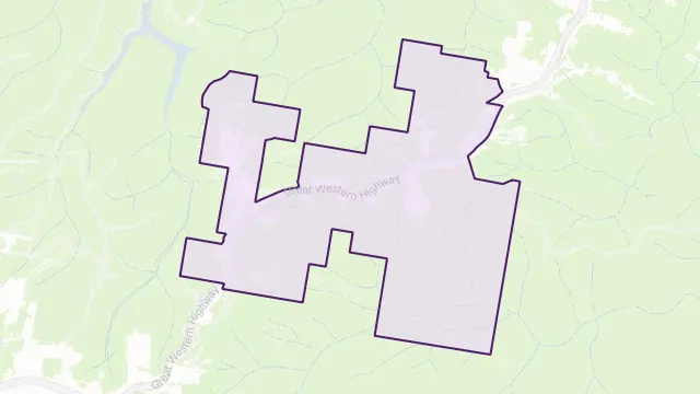 Linden Area Boundary Map