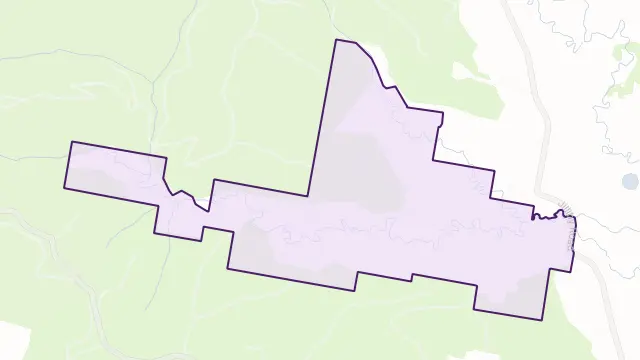 Little Jilliby Area Boundary Map