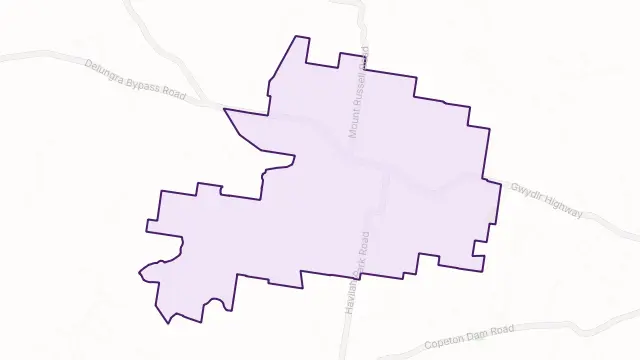 Little Plain Area Boundary Map