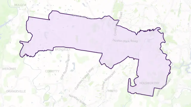 Liverpool Council Area Boundary Map