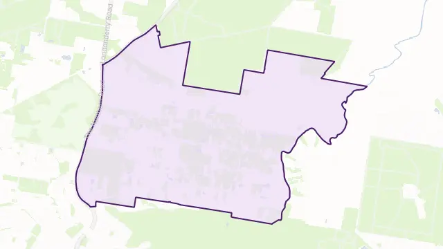 Llandilo Area Boundary Map