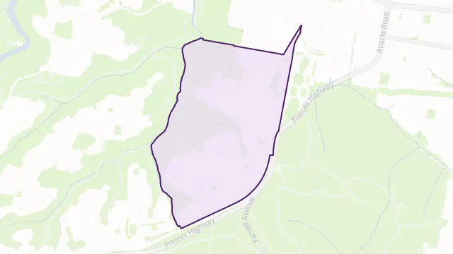 Loftus Area Boundary Map