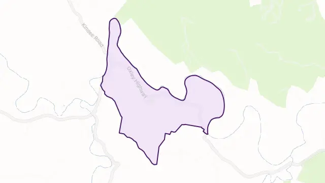 Long Flat Area Boundary Map
