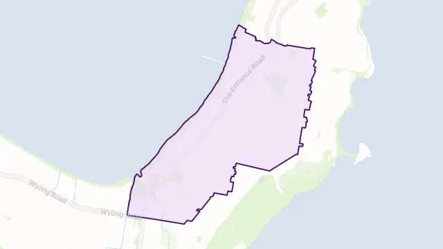 Long Jetty Area Boundary Map