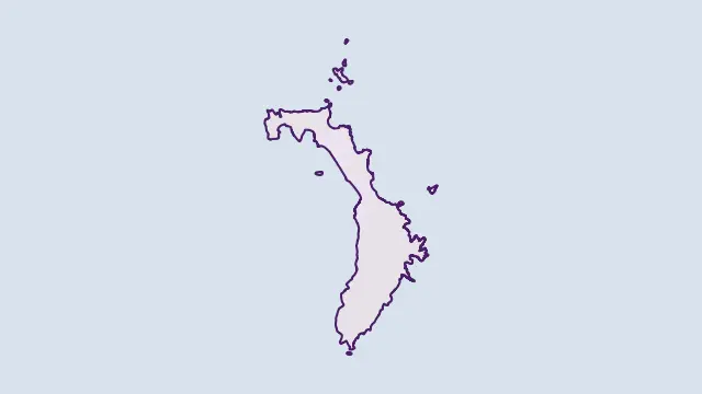 Lord Howe Island Area Boundary Map