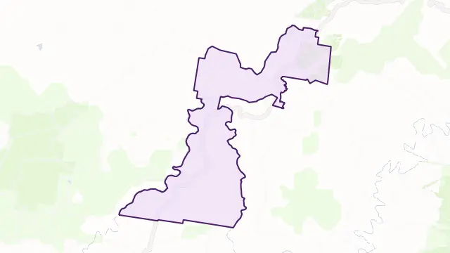Lower Acacia Creek Area Boundary Map