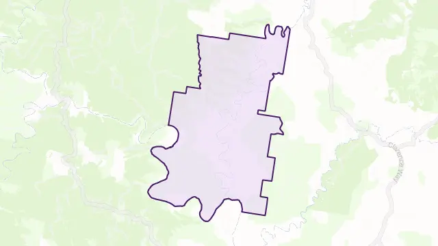 Lower Duck Creek Area Boundary Map