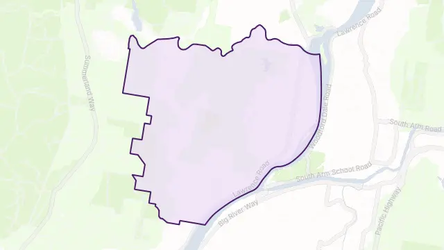 Lower Southgate Area Boundary Map