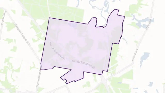 Loxford Area Boundary Map