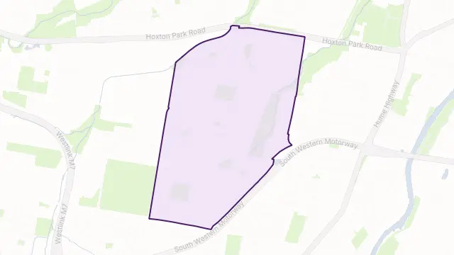 Lurnea Area Boundary Map