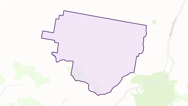 Macdonalds Creek Area Boundary Map
