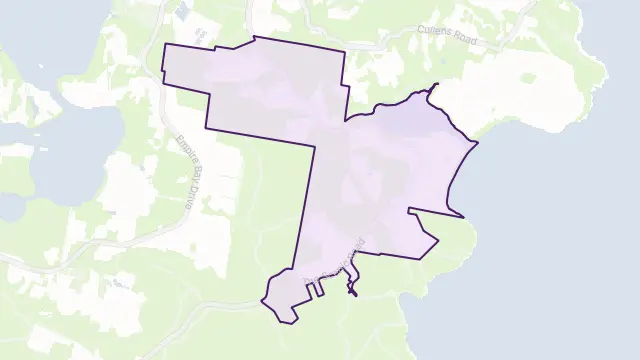 Macmasters Beach Area Boundary Map