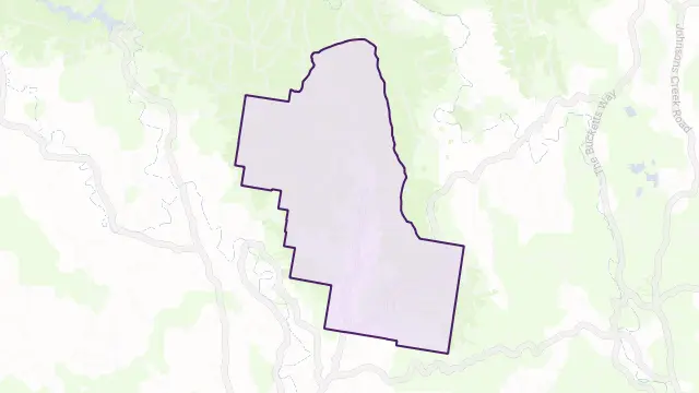 Main Creek Area Boundary Map