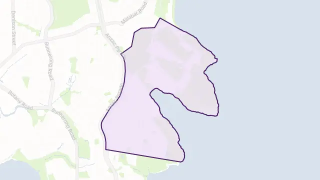 Malabar Area Boundary Map