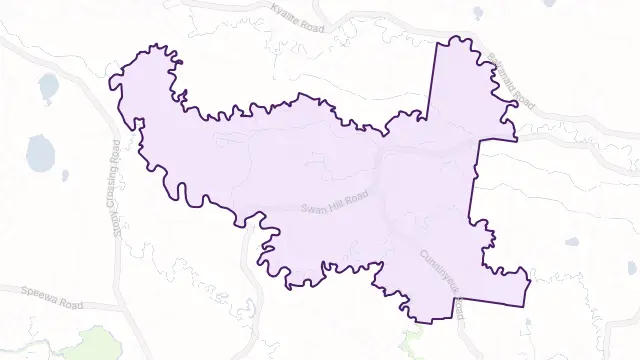 Mallan Area Boundary Map
