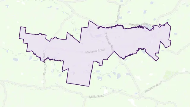 Mallowa Area Boundary Map