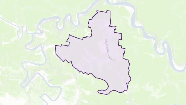 Maroota Area Boundary Map