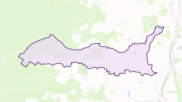 Marshall Mount Area Boundary Map