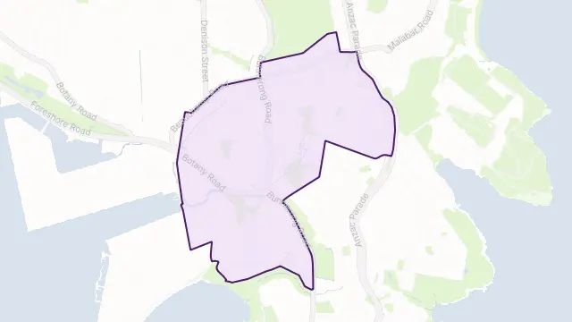 Matraville Area Boundary Map