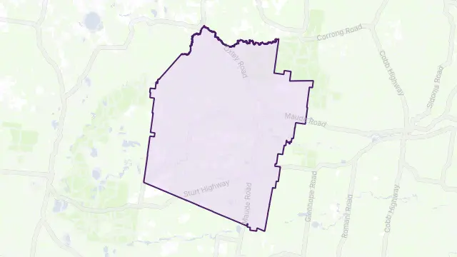Maude Area Boundary Map