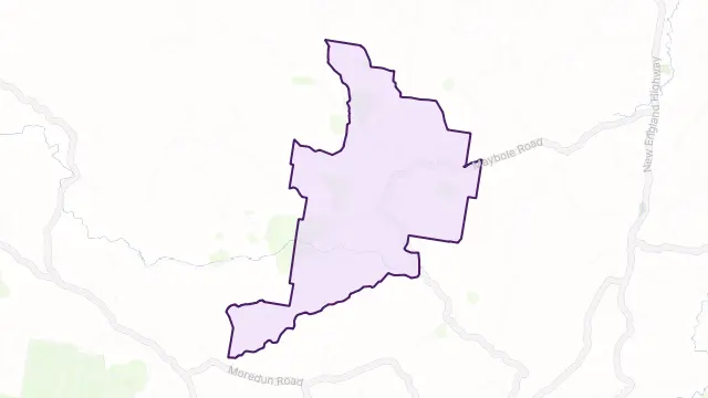 Maybole Area Boundary Map