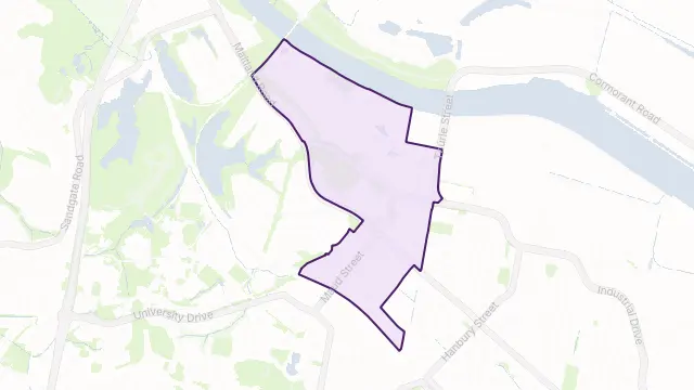 Mayfield West Area Boundary Map