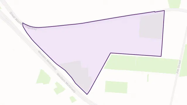 Mays Hill Area Boundary Map