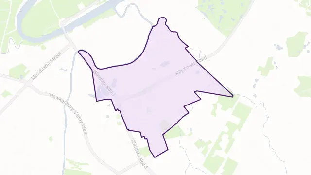 McGraths Hill Area Boundary Map