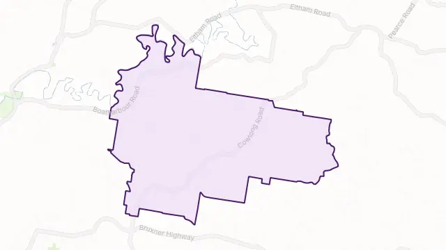 McLeans Ridges Area Boundary Map