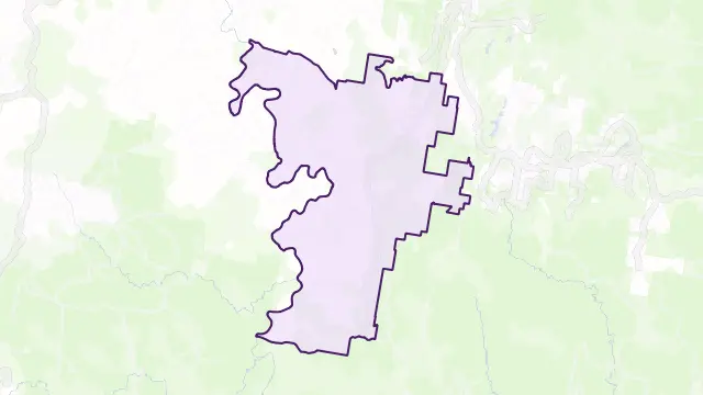 Megalong Valley Area Boundary Map