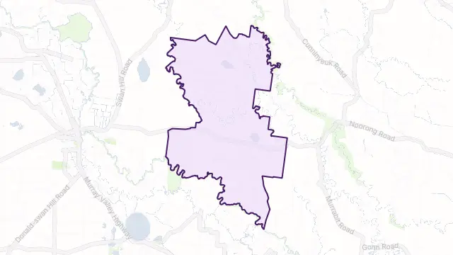 Mellool Area Boundary Map