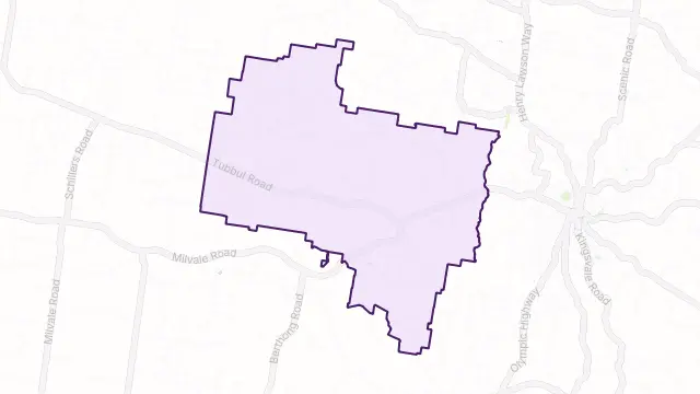 Memagong Area Boundary Map