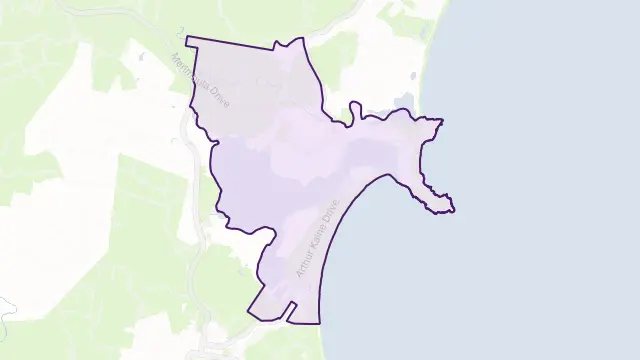 Merimbula Area Boundary Map