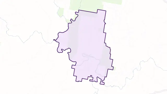 Merriangaah Area Boundary Map
