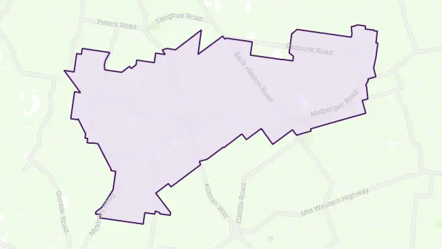 Merriwagga Area Boundary Map