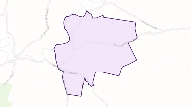 Merrygoen Area Boundary Map