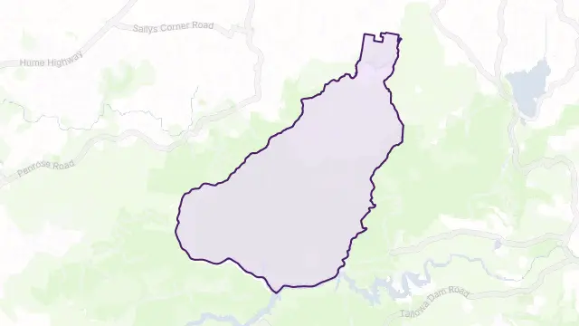 Meryla Area Boundary Map