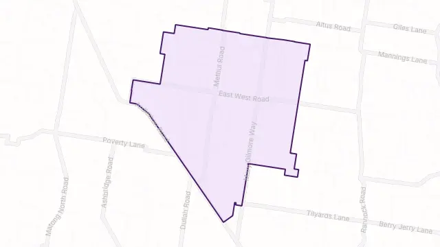 Methul Area Boundary Map